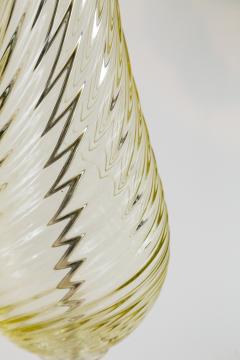 Pair of Unique Modern Murano Swirl Lamps Contemporary - 3196967