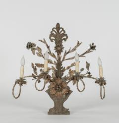 Pair of Unique Sculpted Metal Sconces - 3530289