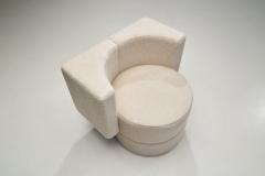 Pair of Upholstered Club Chairs Czechoslovakia 1970s - 3708768