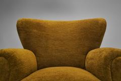 Pair of Upholstered Danish Cabinetmaker Armchairs Denmark ca 1940s - 4374886