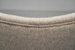 Pair of Upholstered Italian Armchairs with Tufted Buttons Italy 1950s - 4468986