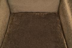 Pair of Upholstered Italian Art Deco Armchairs Italy 1940s - 4301384
