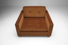 Pair of Upholstered Italian Lounge Chairs Italy 1960s - 4543482