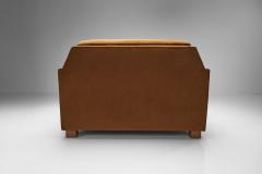 Pair of Upholstered Italian Lounge Chairs Italy 1960s - 4543484