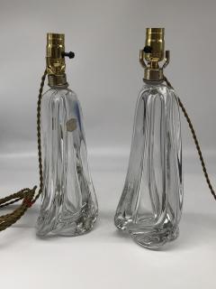 Pair of Val St Lambert lamps - 2637249