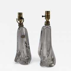 Pair of Val St Lambert lamps - 2644875