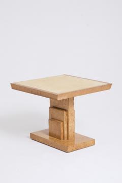 Pair of Velum and Birch Side Tables - 4662236