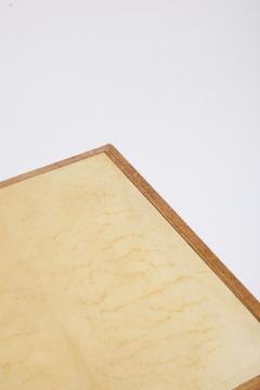 Pair of Velum and Birch Side Tables - 4662241