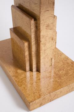 Pair of Velum and Birch Side Tables - 4662242
