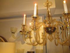 Pair of Venetian Chandeliers with 8 Arms - 571277