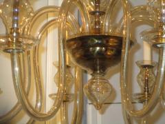 Pair of Venetian Chandeliers with 8 Arms - 571279