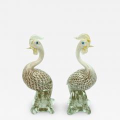 Pair of Venetian Glass Pheasants - 3918130