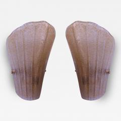 Pair of Venetian Gold Fleck Sconces - 78571