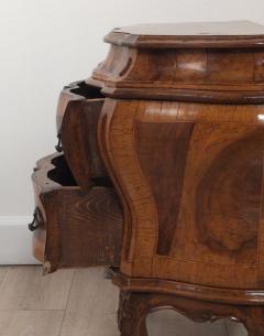 Pair of Venetian Olive Wood Bedside Commodes Italy circa 1880 - 4106114