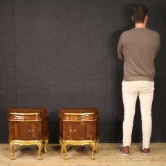 Pair of Venetian bedside tables from the 20th century - 4175478