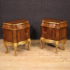 Pair of Venetian bedside tables from the 20th century - 4175479