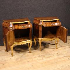 Pair of Venetian bedside tables from the 20th century - 4175481
