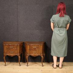 Pair of Venetian bedside tables from the mid 20th century - 4243713