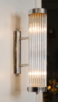 Pair of Venini chrome arm wall lights - 1219426