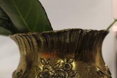 Pair of Vermeil Continental Silver Footed Vases - 3254027