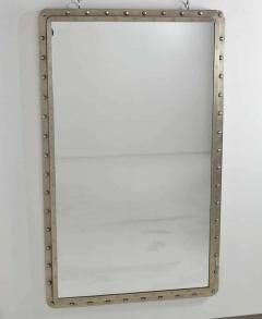 Pair of Very Large Cast Iron Porthole Industrial Style Wall Mirrors - 1277898