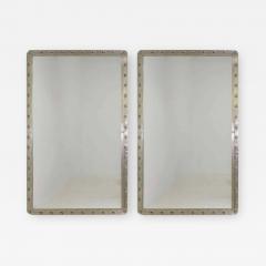 Pair of Very Large Cast Iron Porthole Industrial Style Wall Mirrors - 1280460
