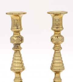 Pair of Victorian Beehive Candlesticks circa 1860 - 3623253