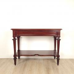 Pair of Victorian Mahogany Consoles or Servers in the French Taste England circ - 2737295