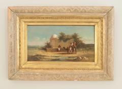 Pair of Victorian Middle Eastern Scene Oil Paintings - 4651137