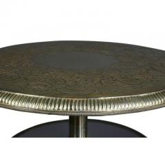 Pair of Victorian Silver Plated and Glass End Tables - 1532288