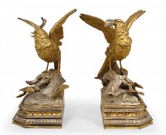Pair of Victorian Silver and Gilt Birds - 4322542
