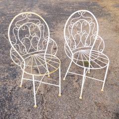 Pair of Victorian Style Outdoor Arm Chairs - 2452433