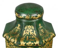 Pair of Victorian Tole Tea Canisters - 4129567