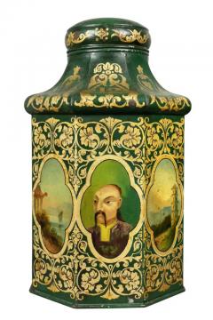 Pair of Victorian Tole Tea Canisters - 4129571