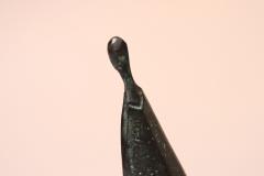 Pair of Vintage Abstract Female Figural Sculptures Bookends in Bronze - 4364904