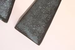 Pair of Vintage Abstract Female Figural Sculptures Bookends in Bronze - 4364906