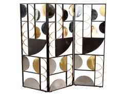 Pair of Vintage Art Deco Metal Room Divider Screens P Depucca 67 - 2562938