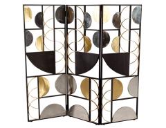 Pair of Vintage Art Deco Metal Room Divider Screens P Depucca 67 - 2562939