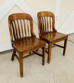 Pair of Vintage Bankers Chairs by Sikes of Buffalo N Y  - 1831225
