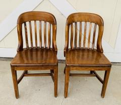 Pair of Vintage Bankers Chairs by Sikes of Buffalo N Y  - 1831226