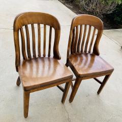 Pair of Vintage Bankers Chairs by Sikes of Buffalo N Y  - 1831230