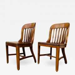 Pair of Vintage Bankers Chairs by Sikes of Buffalo N Y  - 1832867