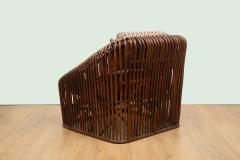 Pair of Vintage Bent Reed Lounge Chairs - 4571158