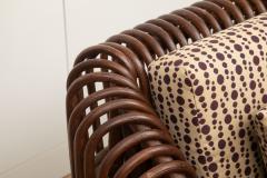 Pair of Vintage Bent Reed Lounge Chairs - 4571159