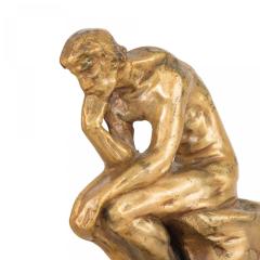 Pair of Vintage Brass The Thinker Bookends - 4197040