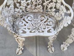 Pair of Vintage Cast Iron Garden Chairs - 679923