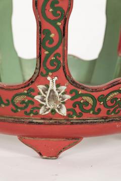 Pair of Vintage Chinese Lacquered and Painted Garden Seats - 4376711