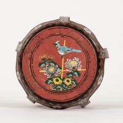 Pair of Vintage Chinese Lacquered and Painted Garden Seats - 4376715