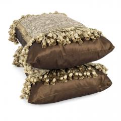 Pair of Vintage Fortuny Cushions - 2382643