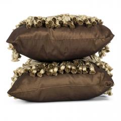 Pair of Vintage Fortuny Cushions - 2382644